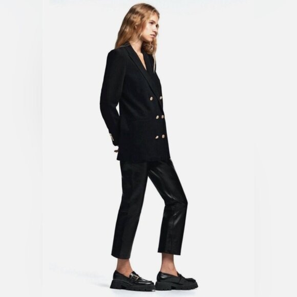 Zara ouble reasted lack ower lazer - Picture 4 of 15
